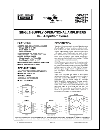 Click here to download OPA2237UA/2K5 Datasheet