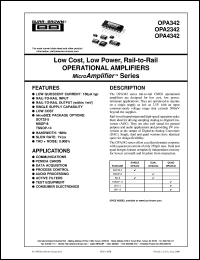 Click here to download OPA4342PA Datasheet