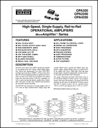 Click here to download OPA2350UA/2K5 Datasheet