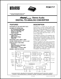 Click here to download PCM1717E/2K Datasheet