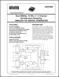 Click here to download ADS7862 Datasheet