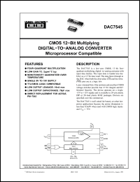 Click here to download DAC7545 Datasheet