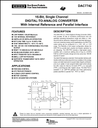 Click here to download DAC7742Y/2K Datasheet