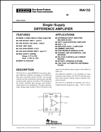 Click here to download INA152 Datasheet