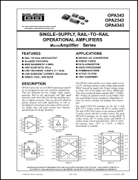 Click here to download OPA4343NA Datasheet