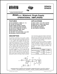 Click here to download OPA634 Datasheet