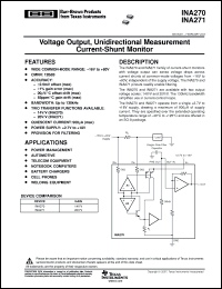 Click here to download INA271AIDR Datasheet