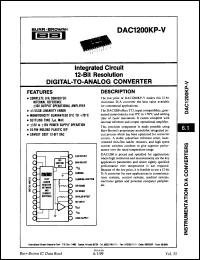 Click here to download DAC1200KP Datasheet