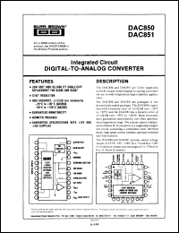 Click here to download DAC850CBI-V Datasheet