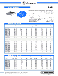 Click here to download BML1206-180K Datasheet
