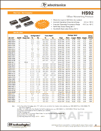 Click here to download HS92-A1041 Datasheet