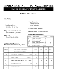 Click here to download B20V180B Datasheet