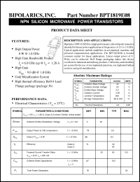 Click here to download BPT1819E08 Datasheet