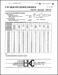 Click here to download 1N4735 Datasheet