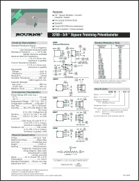 Click here to download 3299Z-1-501LF Datasheet