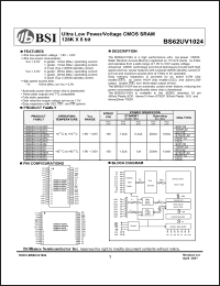 Click here to download BS62UV1024JI Datasheet