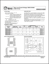 Click here to download BS62UV4000EI Datasheet