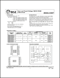 Click here to download BS62LV4007PI-70 Datasheet