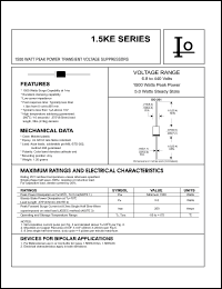 Click here to download 1.5KE120CA Datasheet