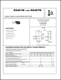 Click here to download RS402M Datasheet