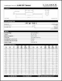 Click here to download LAM-1641-R39M-T Datasheet