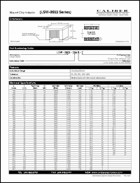 Click here to download LSW-0603-6N3K-B Datasheet