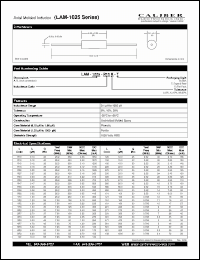 Click here to download LAM-1025-100M-F Datasheet