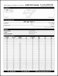 Click here to download LSMH-2012-68NK-B Datasheet