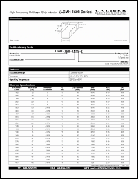 Click here to download LSMH-1608-8N2M-B Datasheet