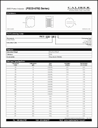 Click here to download PSCD-0705-470K-B Datasheet