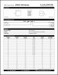 Click here to download PSCD-1004 Datasheet