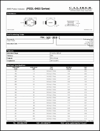 Click here to download PSSL-0402-1R0M-T Datasheet