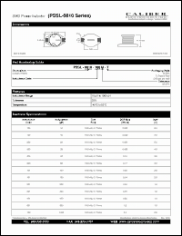 Click here to download PSSL-0810-471M-B Datasheet