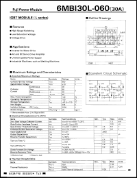 Click here to download 6MBI30L060 Datasheet