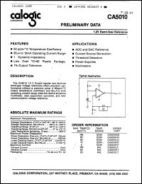 Click here to download CA5010LN Datasheet