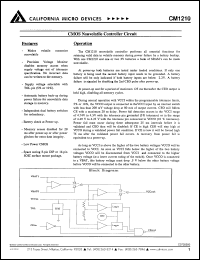 Click here to download CM1210XI Datasheet