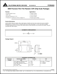 Click here to download FCRN3031003F Datasheet