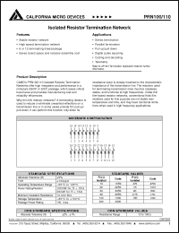 Click here to download PRN1101633R0J Datasheet