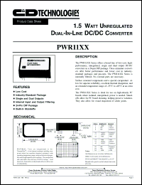 Click here to download PWR1121 Datasheet