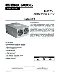 Click here to download TXD20008EGFLLDH Datasheet