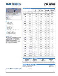 Click here to download 1700 Datasheet