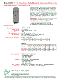 Click here to download 4CMC492M300BD8 Datasheet