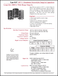 Click here to download SLP392M063E5P3 Datasheet