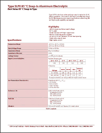 Click here to download SLPX822M050E5P3 Datasheet