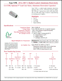 Click here to download VPR661U010E1A Datasheet