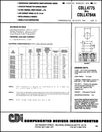 Click here to download CDLL4780A Datasheet