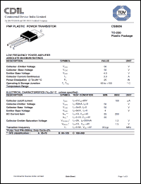 Click here to download CSB856A Datasheet