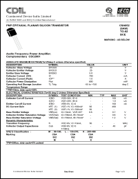 Click here to download CSA952 Datasheet