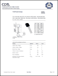 Click here to download CSA970BL Datasheet