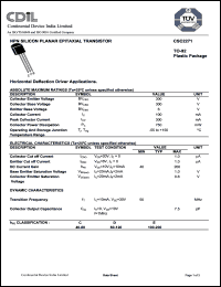 Click here to download CSC2271C Datasheet